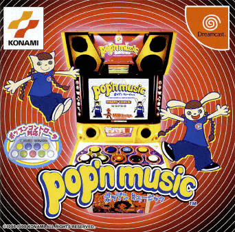 Pop'n Music 4 box art for Sega Dreamcast